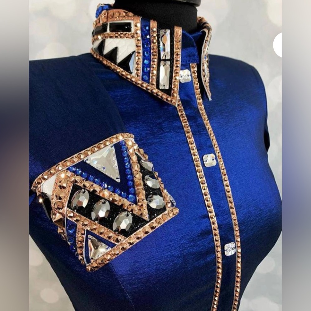 Royal Blue Horse Show Day Shirt
